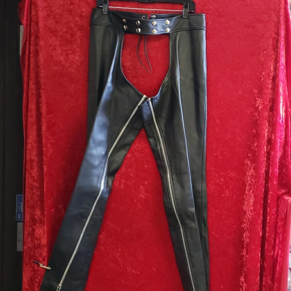 Heavy Leather Mens Chaps